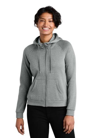 Women’s Organic CVC Fleece Full-Zip Hoodie