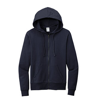 AL4002 - Unisex Organic French Terry Full-Zip Hoodie