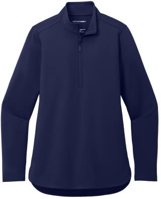 LK880 - Ladies' C-FREE Double Knit 1/4-Zip