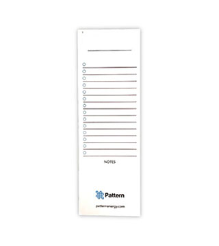 PA1-002 - Scratch Pad with Magnet - White