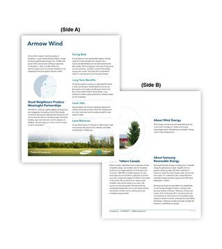 PA1P-S020 - Armow Wind | Fact Sheet (Pack of 50)