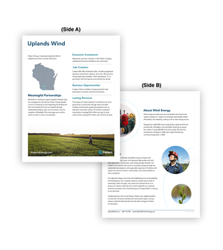 PA1P-S030 - Uplands Wind | Fact Sheet (Pack of 50)