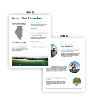 PA1P-S087 - Western Gate Renewables | Fact Sheet (Pack of 50)