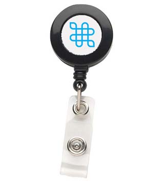 PA1-BH1 - Round Retractable Badge Reel - Solid